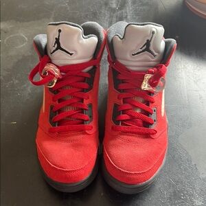 Men’s Red Jordan Sneakers